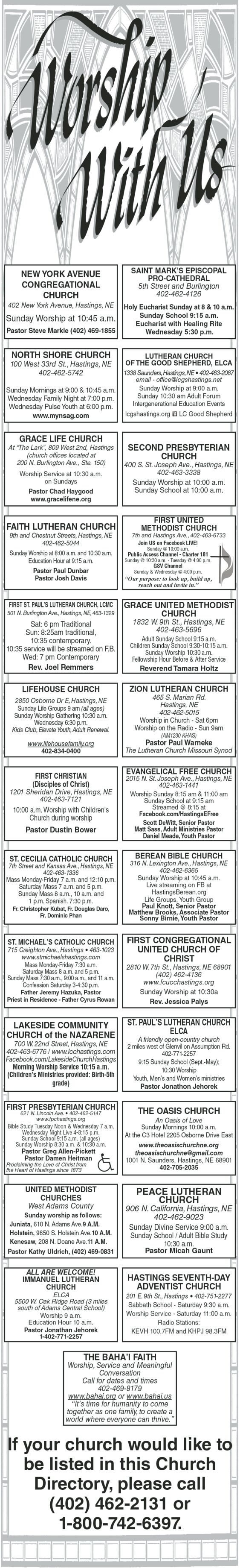 Worship with Us